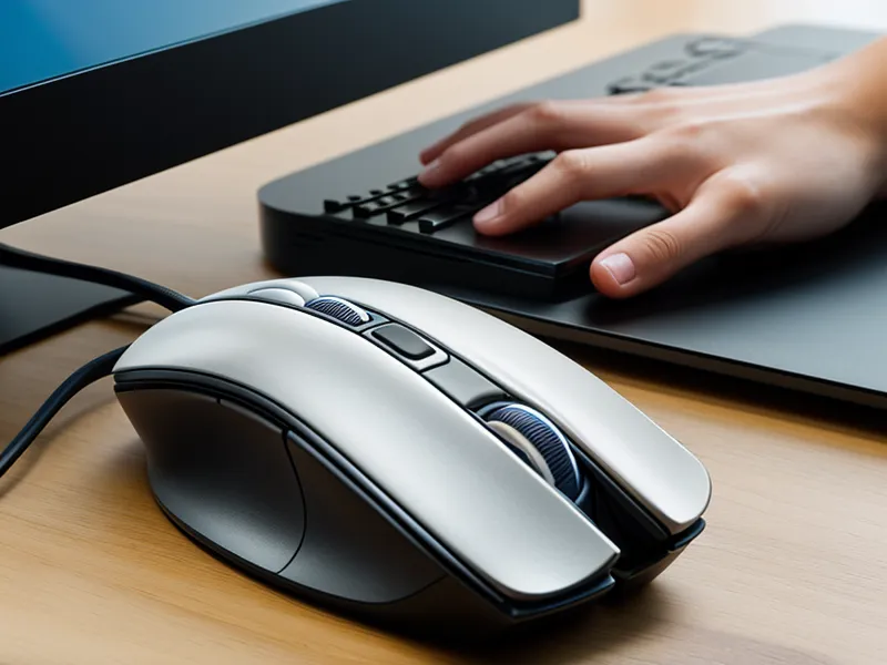 Nahaufnahme der Bedienung eines DSGVO Generators am Computer