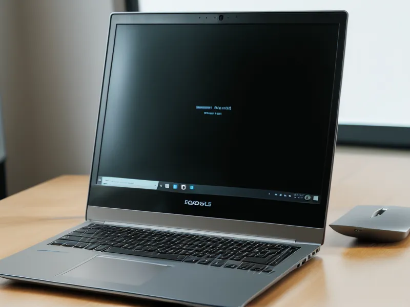 Nahaufnahme einer automatisierten Datenschutzerklärung auf einem Laptop-Bildschirm.