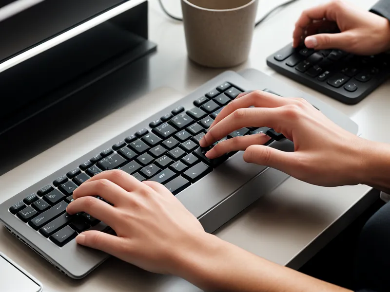 Webdesigner arbeitet an der rechtssicheren Dokumentation für Kundenprojekte.